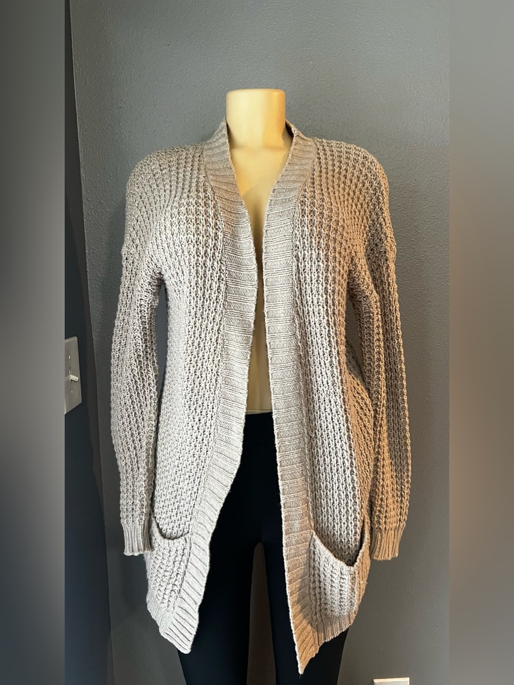 Express Women's  Knit Cardigan - with front pockets size Small